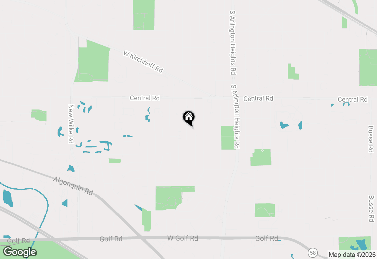 Map of 1159 S Mitchell Avenue, Arlington Heights, IL 60005