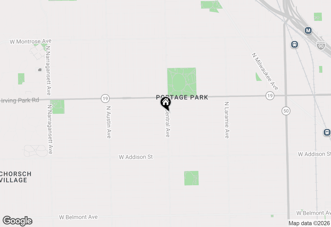 Map of 5601 W Byron Street #A, Chicago, IL 60634