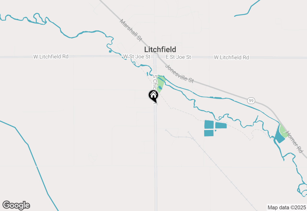 Map of 414 S Chicago Street, Litchfield, MI 49252