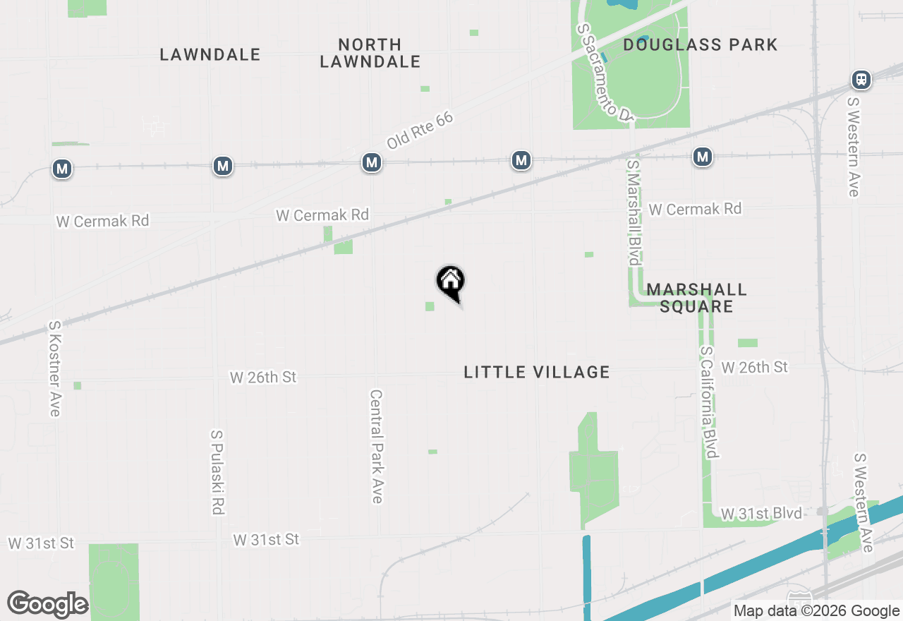 Map of 2426 S Homan Avenue, Chicago, IL 60623