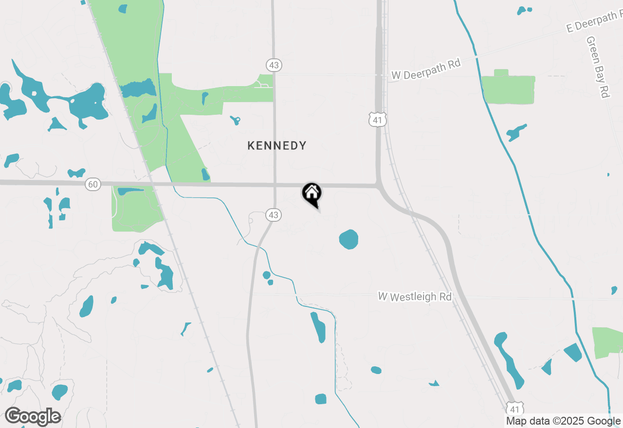 Map of 110 S Suffolk Lane, Lake Forest, IL 60045