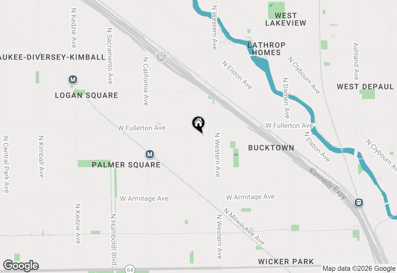 Map of 2521 W Medill Avenue, Chicago, IL 60647