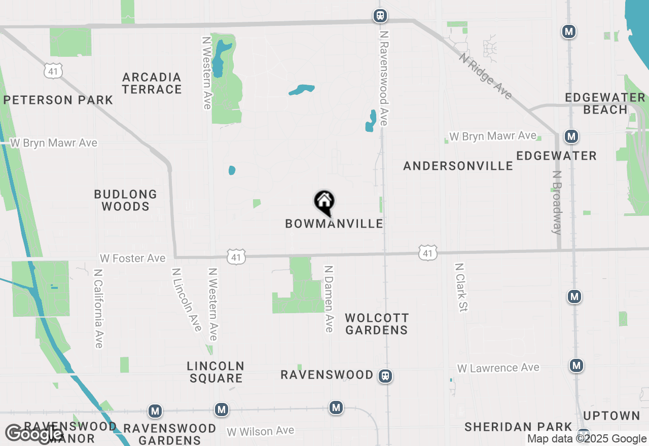 Map of 5306 N Damen Avenue, Chicago, IL 60625