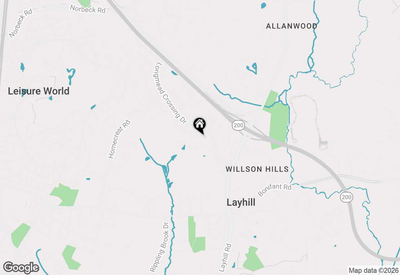 Map of 14822 Rose Trellis Place, Silver Spring, MD 20906