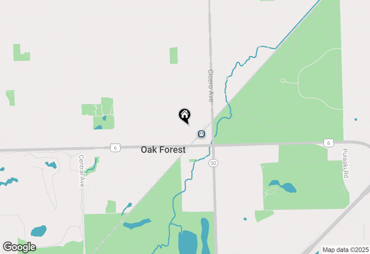 Map of 4932 158th Street, Oak Forest, IL 60452