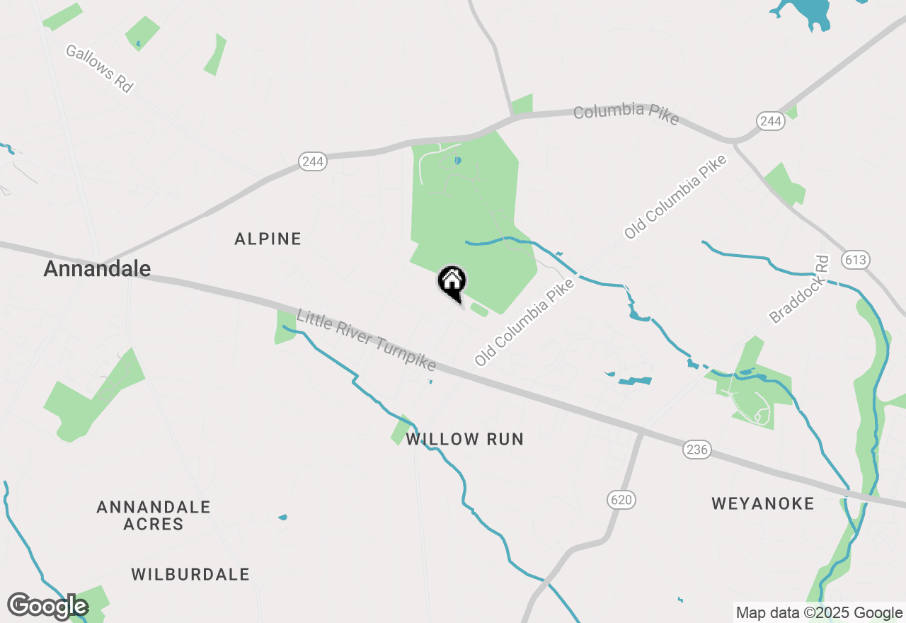 Map of 4448 Airlie Way, Annandale, VA 22003