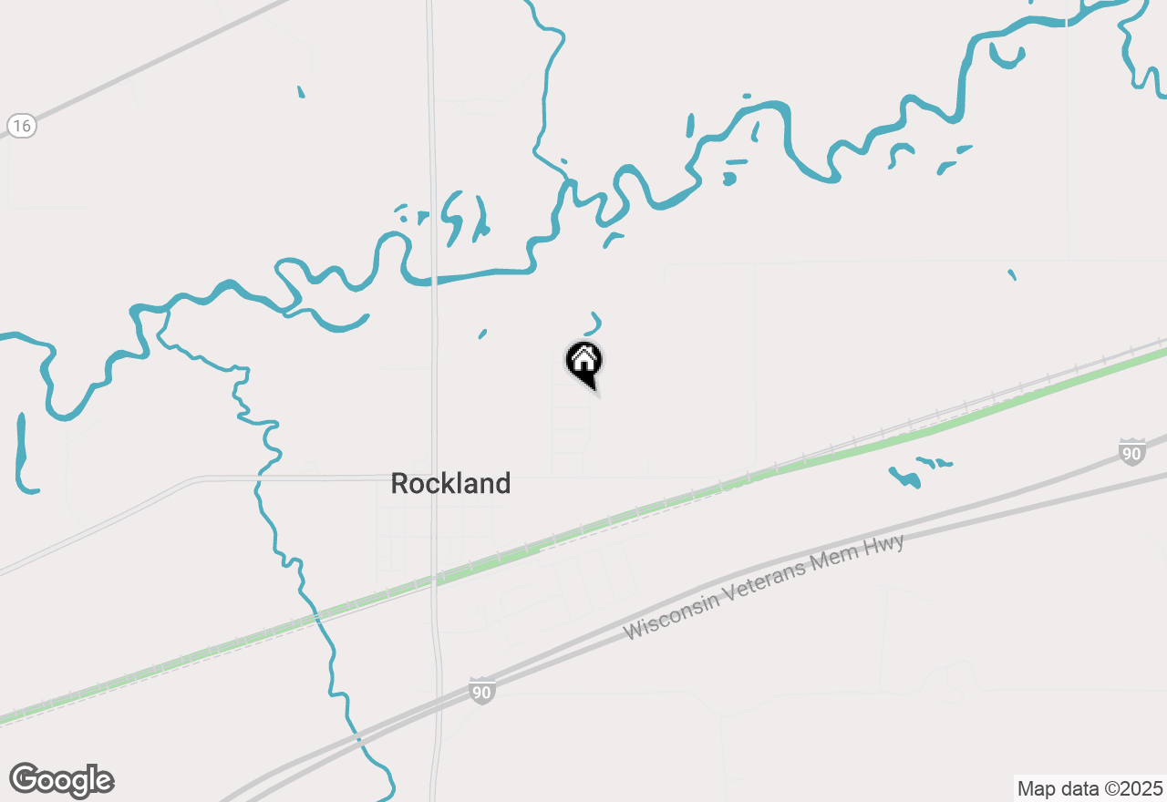 Map of 602 Cardinal Ave, Rockland, WI 54653