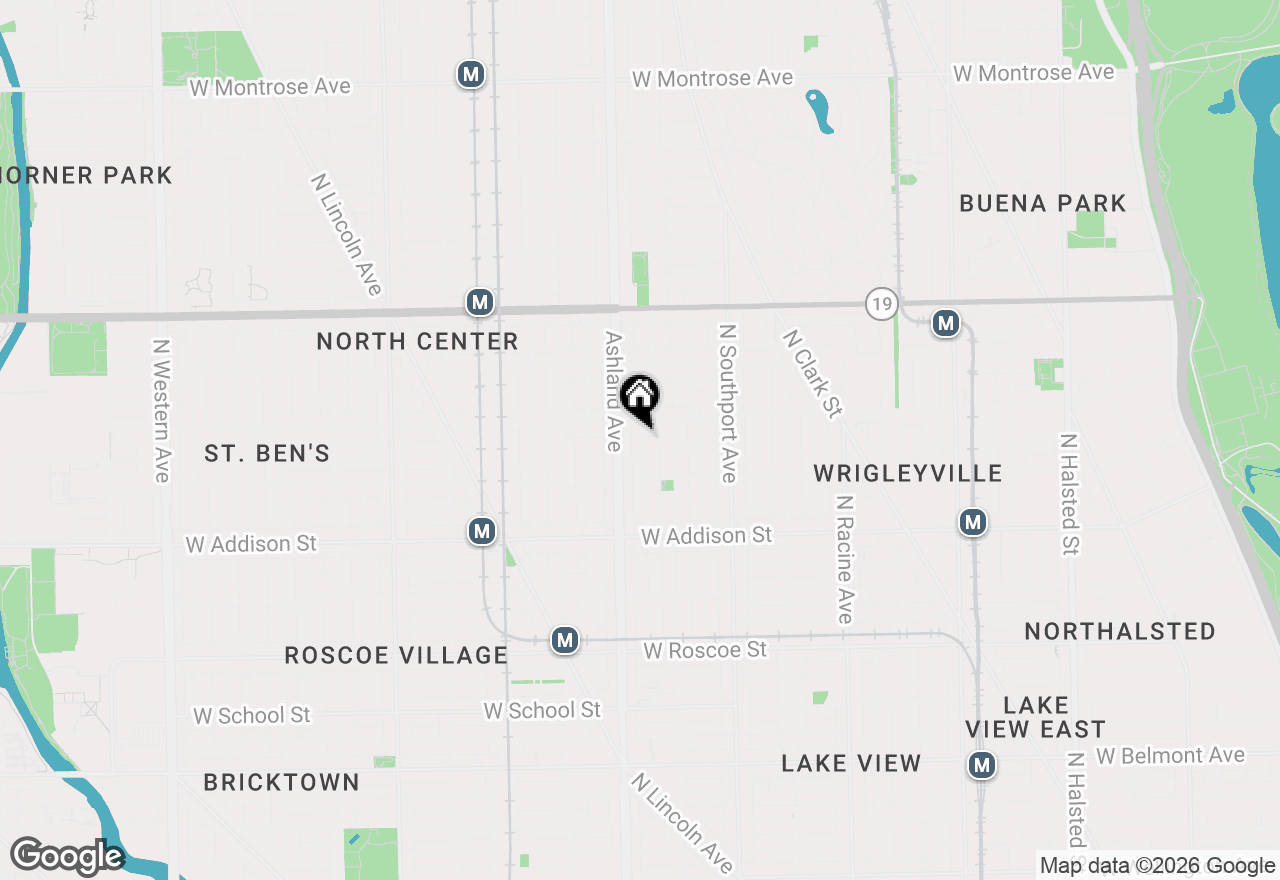 Map of 3744 N Bosworth Avenue, Chicago, IL 60613