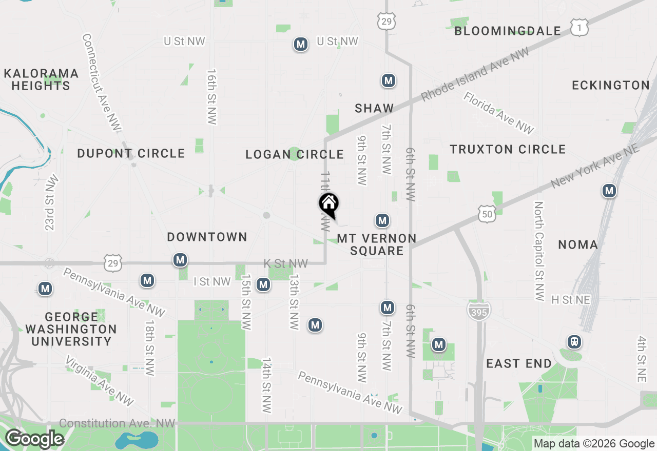 Map of 1111 11th Street Nw #901, Washington, DC 20001