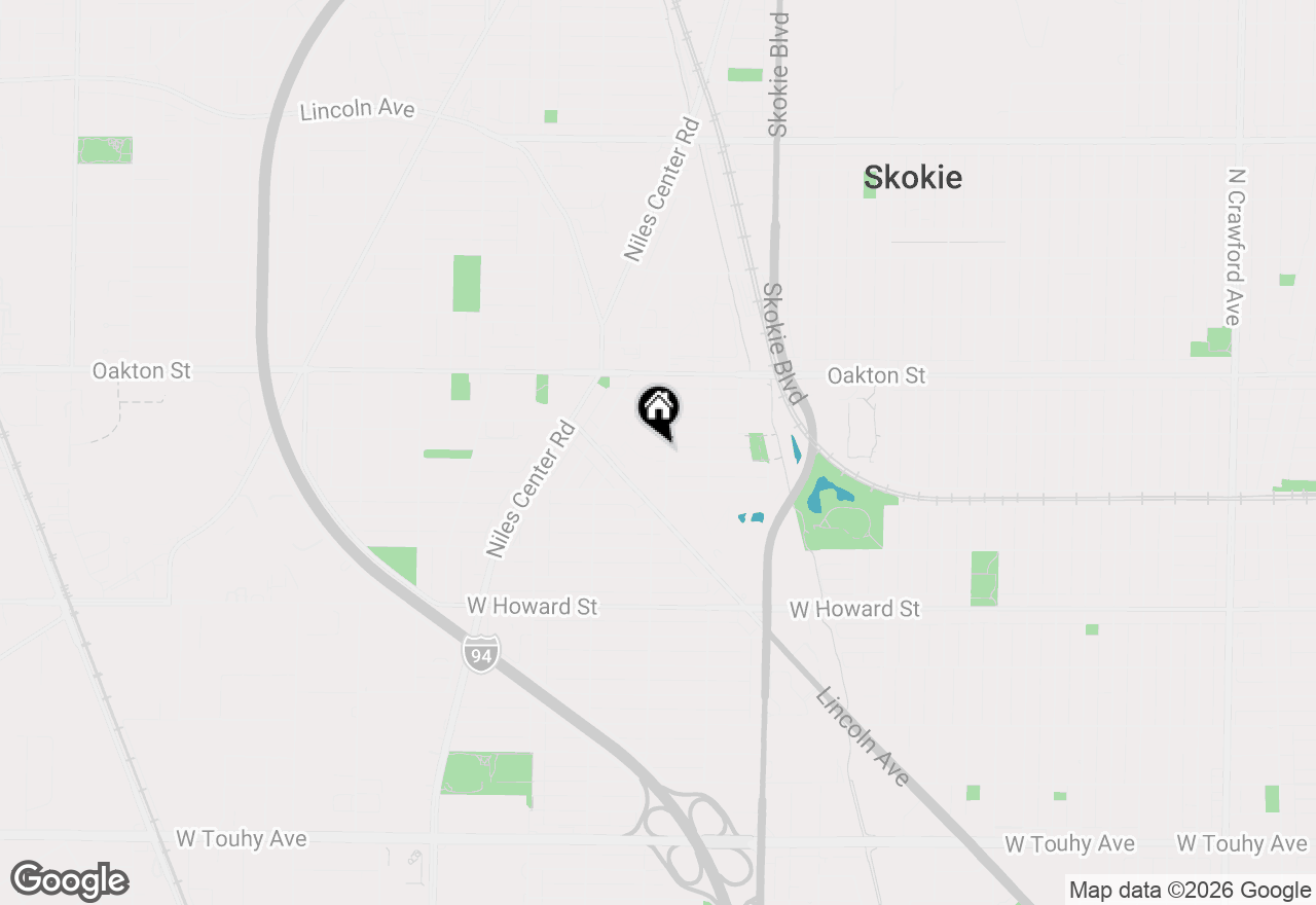 Map of 4952 Hull Street #2E, Skokie, IL 60077
