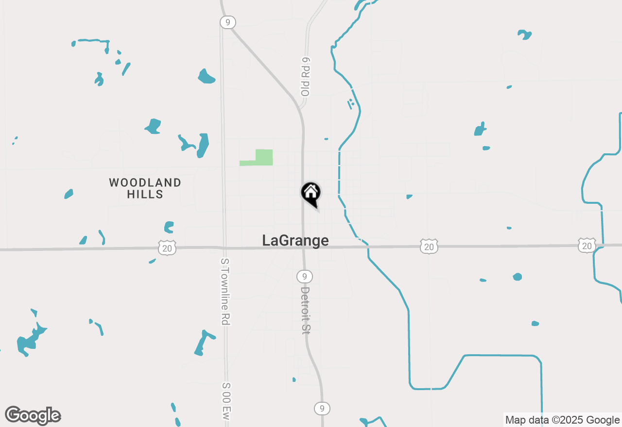 Map of 112 E Spring, Lagrange, IN 46761