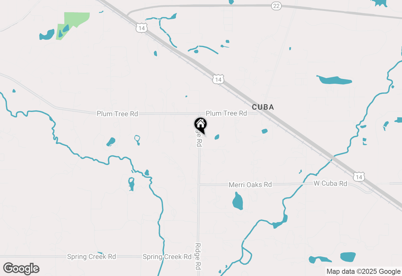 Map of 361 Ridge Road, Barrington Hills, IL 60010