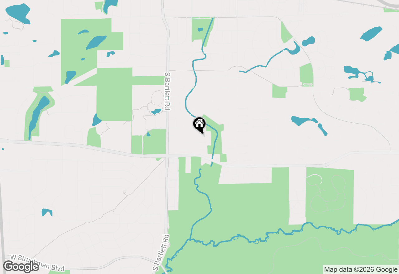 Map of 104 E Mcclellan Street, Bartlett, IL 60103