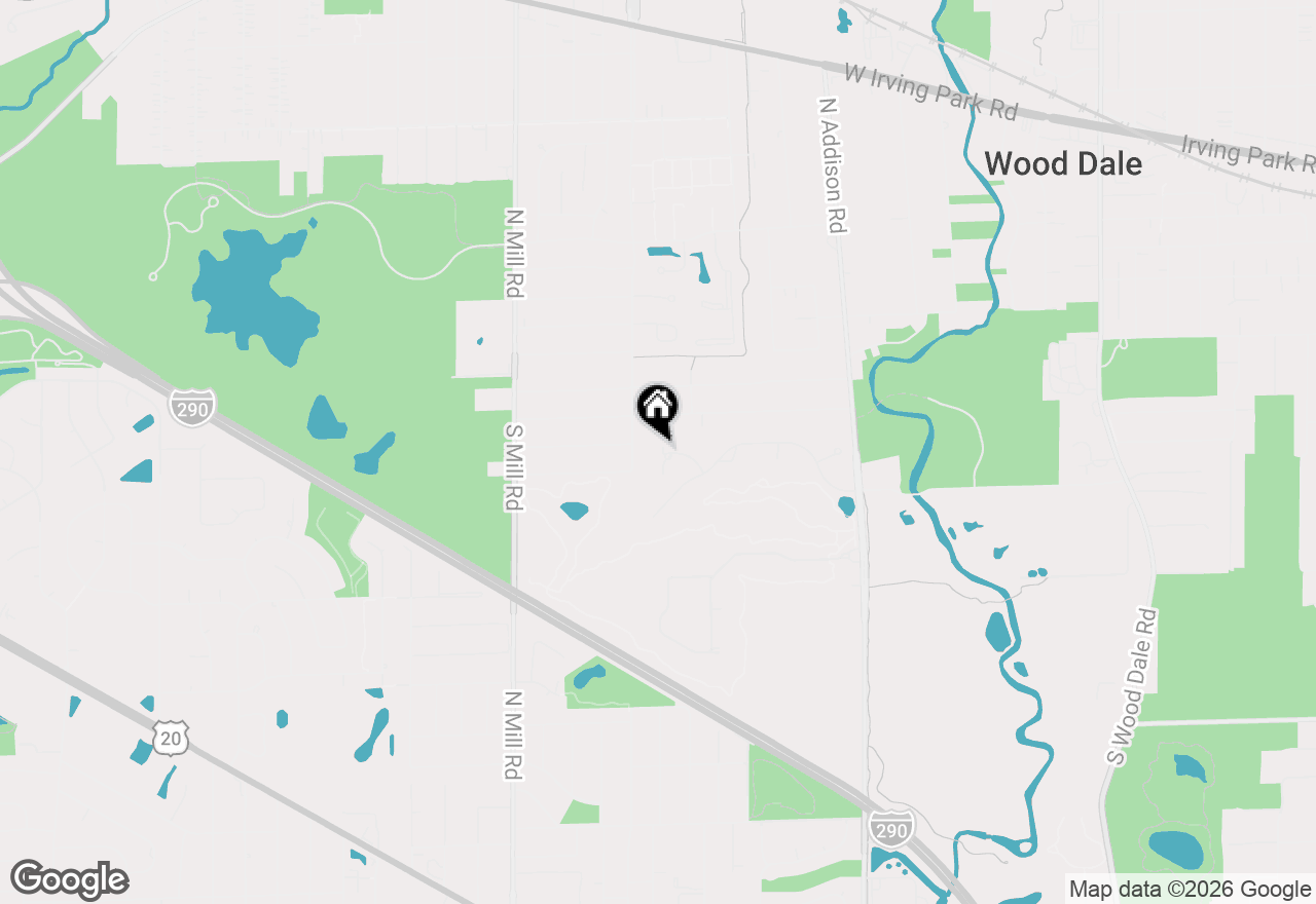 Map of 665 Catherine Court #665, Wood Dale, IL 60191