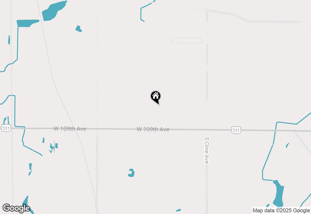 Map of 8690 Larkspur Lane, St. John, IN 46373