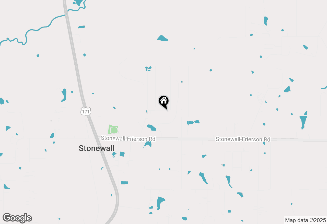 Map of 165 Aw Drive, Stonewall, LA 71078