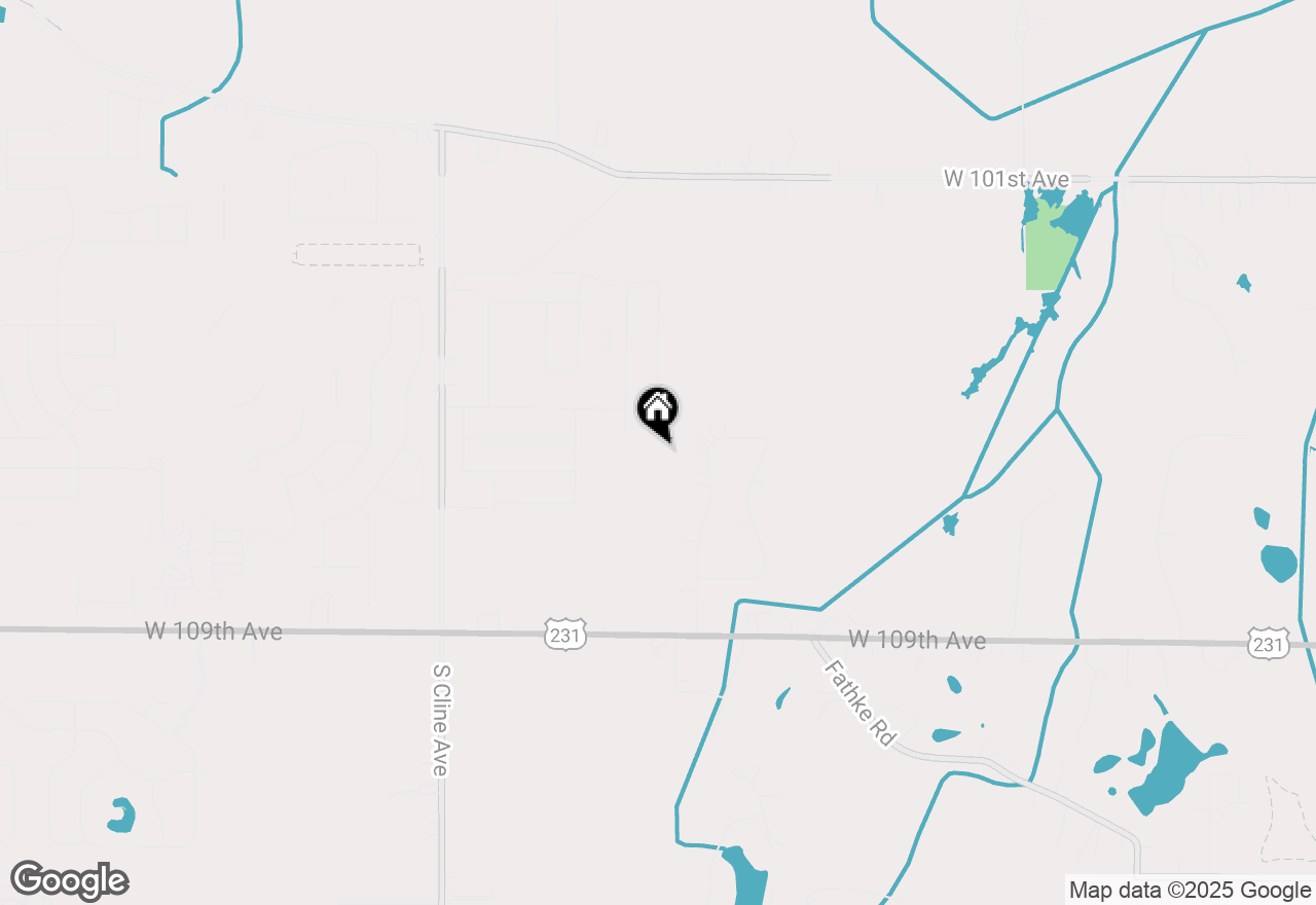 Map of 10531 Morse Place, Crown Point, IN 46373