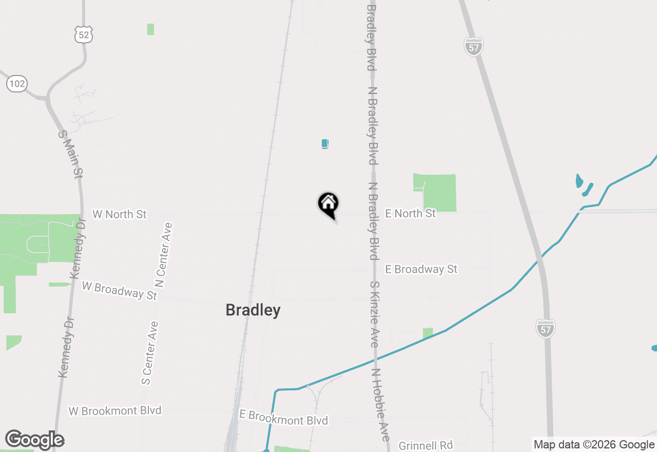 Map of 260 N Clinton Avenue, Bradley, IL 60915