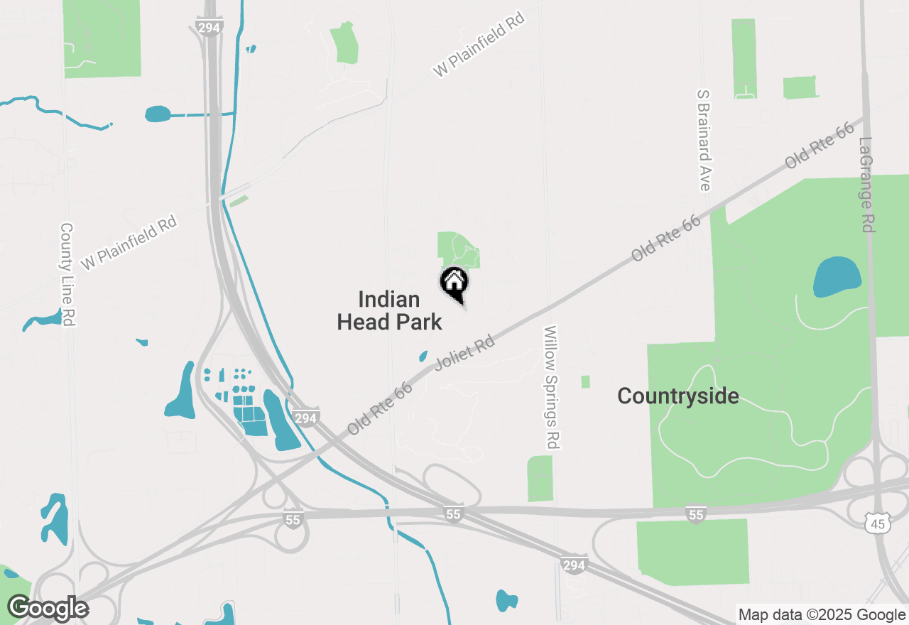 Map of 127 Acacia Circle #203, Indian Head Park, IL 60525