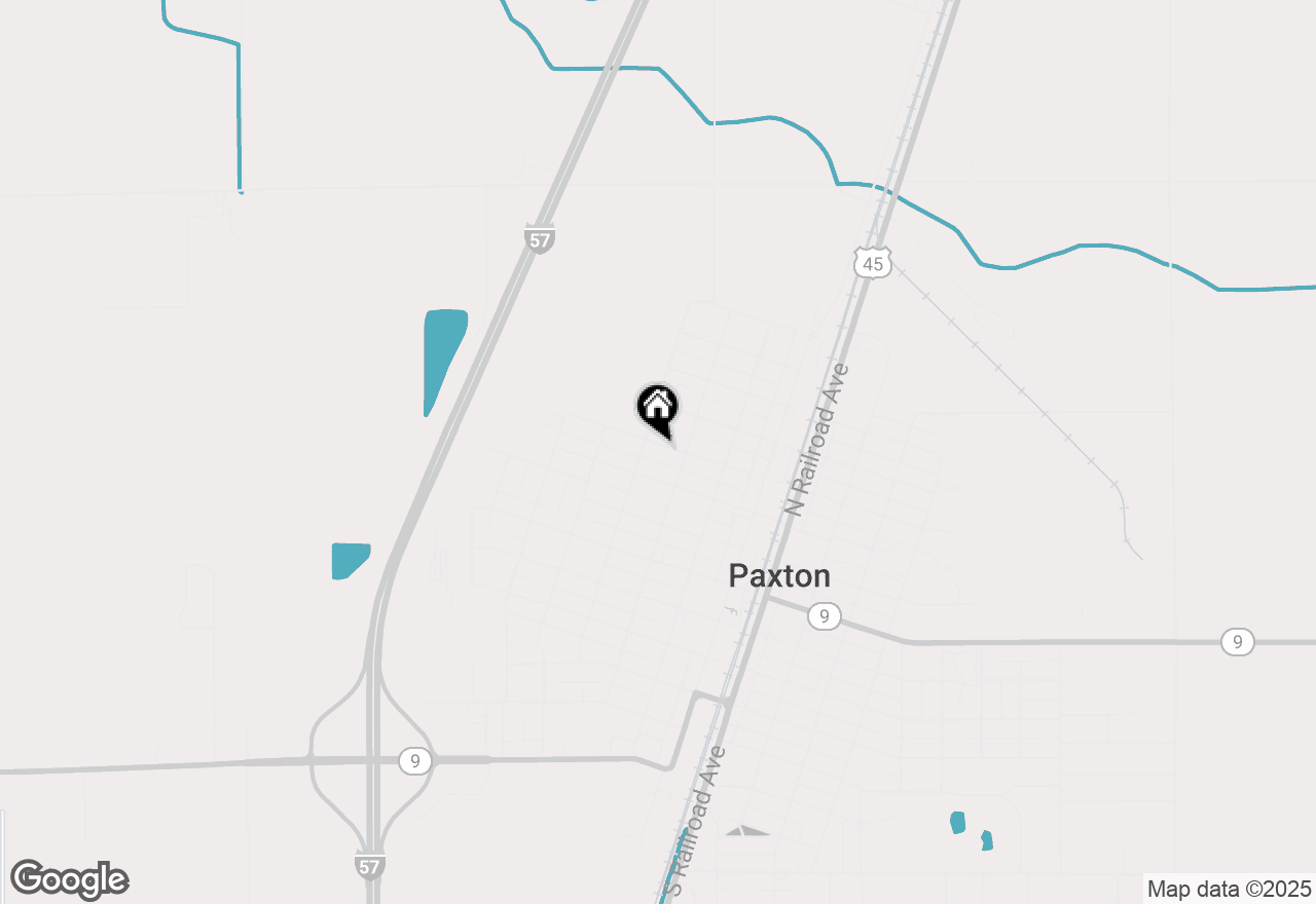 Map of 342 W Pine Street, Paxton, IL 60957