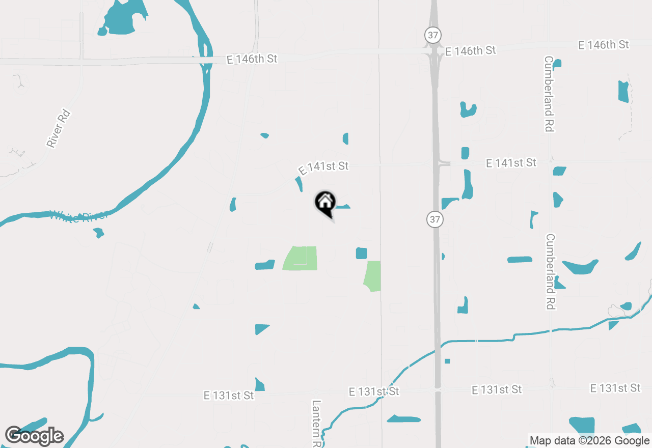 Map of 13877 Wabash Drive, Fishers, IN 46038