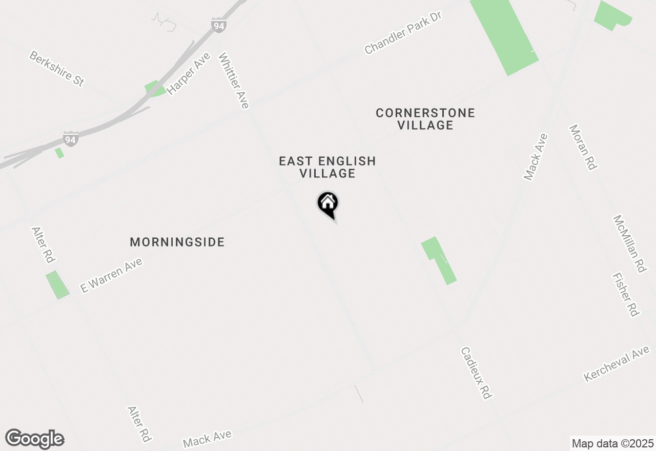 Map of 4450 Kensington Avenue, Detroit, MI 48224