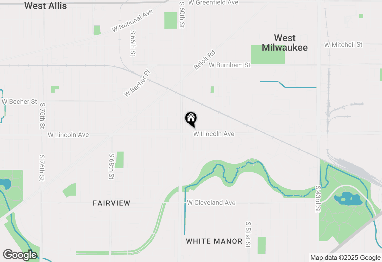 Map of 5832 W Lincoln Ave, West Allis, WI 53219