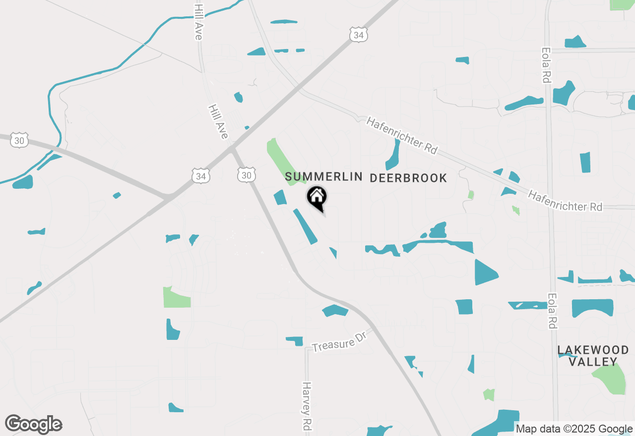 Map of 2216 Summerlin Drive, Aurora, IL 60503