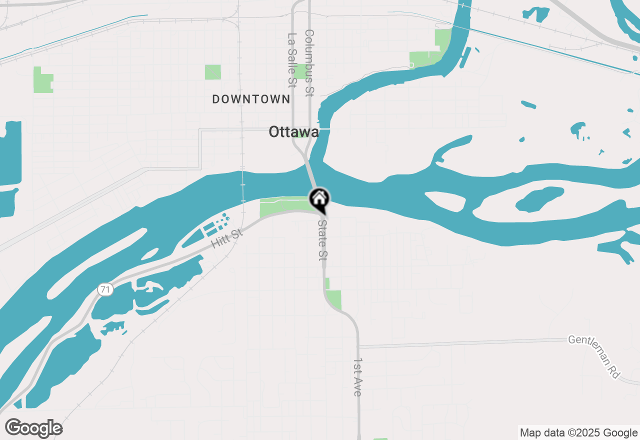 Map of 116 W Prospect Avenue, Ottawa, IL 61350
