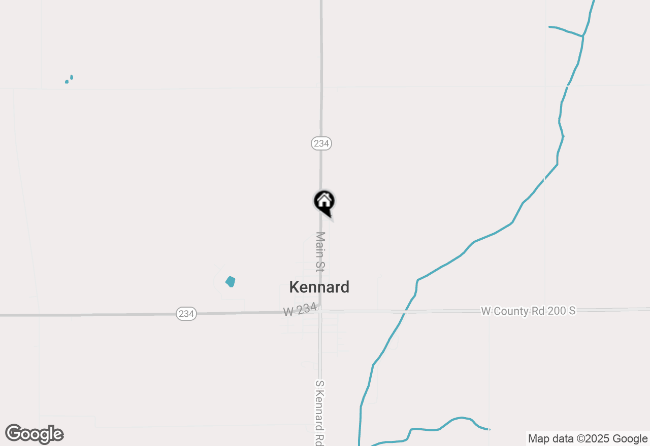 Map of 306 N Main Street, Kennard, IN 47351