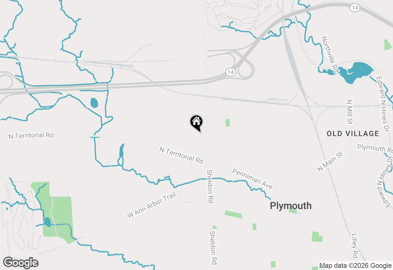 Map of 549 Provincetown Lane, Plymouth, MI 48170