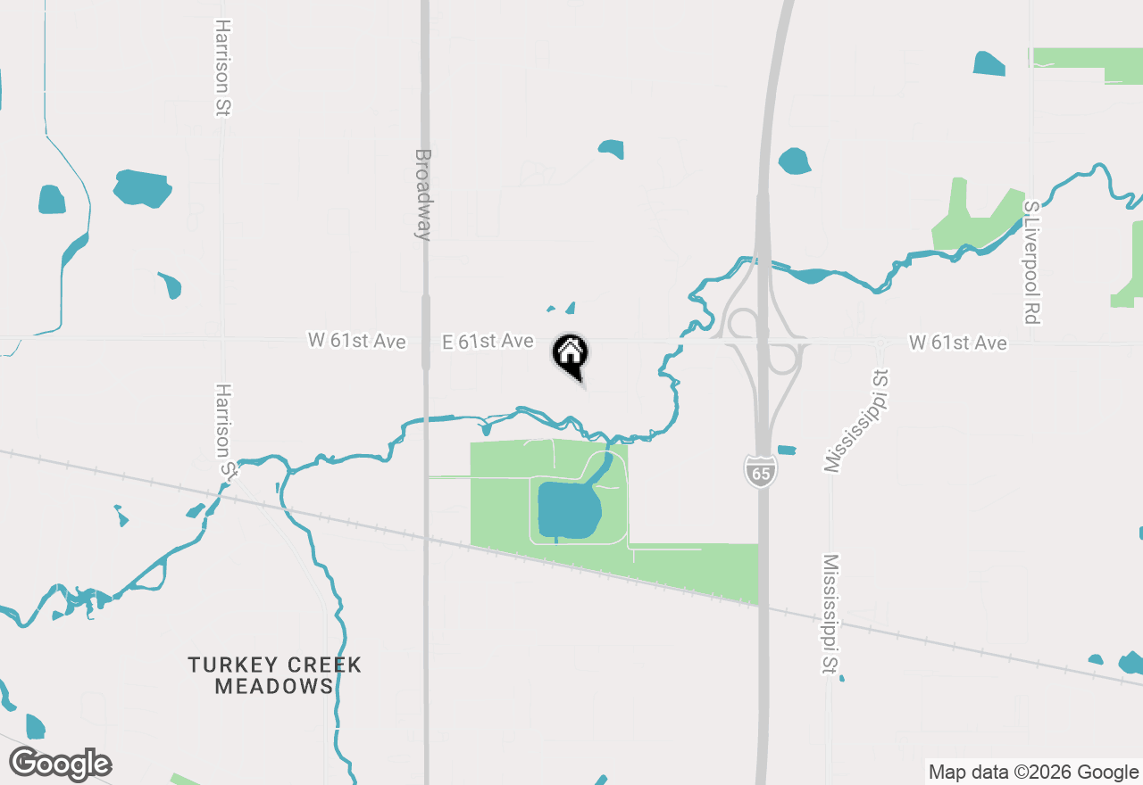 Map of 6150 Virginia Street, Merrillville, IN 46410