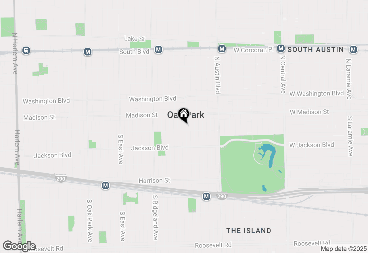 Map of 535 S Lombard Avenue, Oak Park, IL 60304