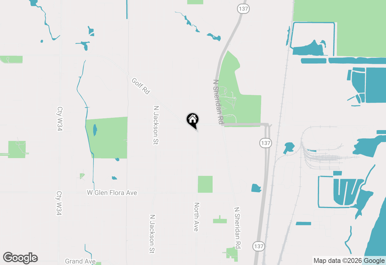 Map of 1706 North Avenue, Waukegan, IL 60085