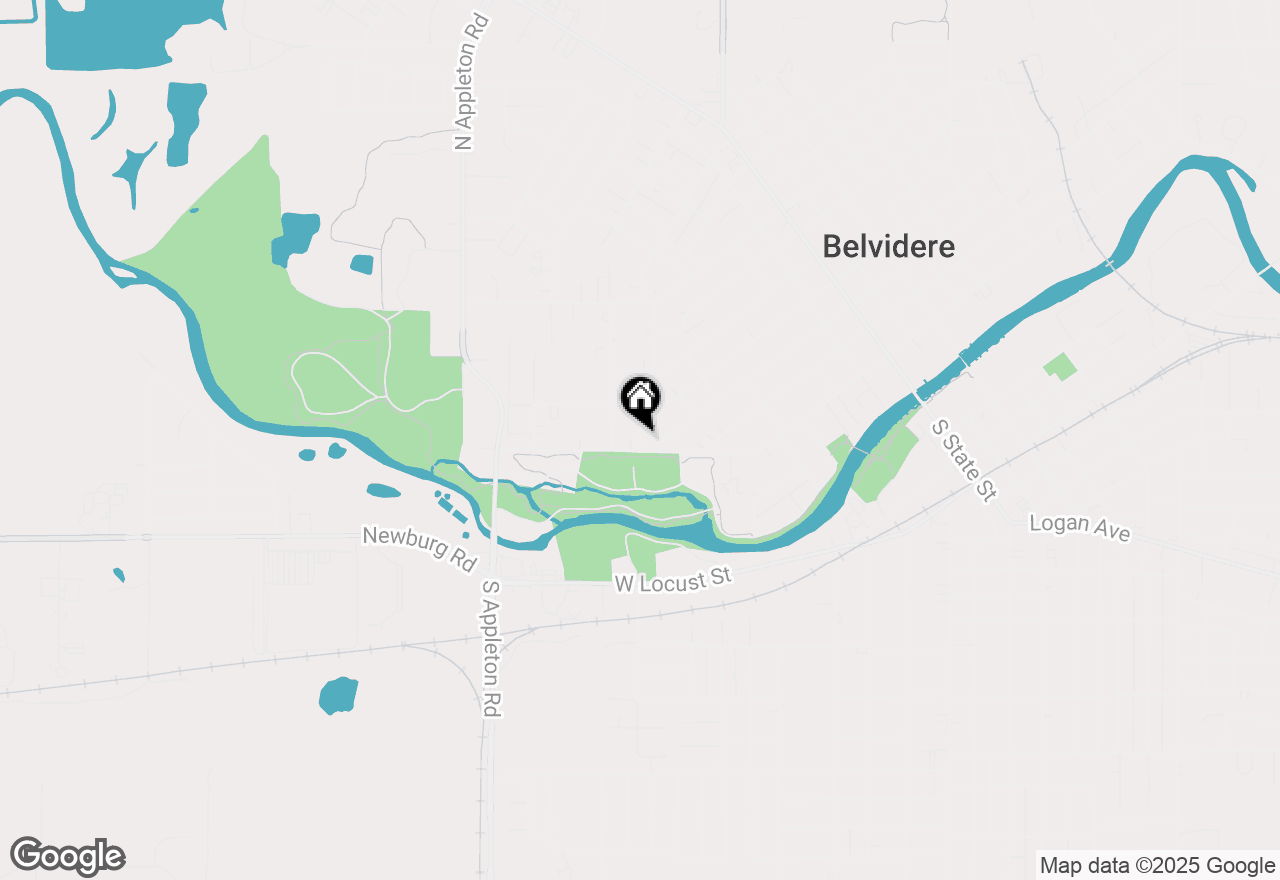 Map of 421 Franklin Street, Belvidere, IL 61008