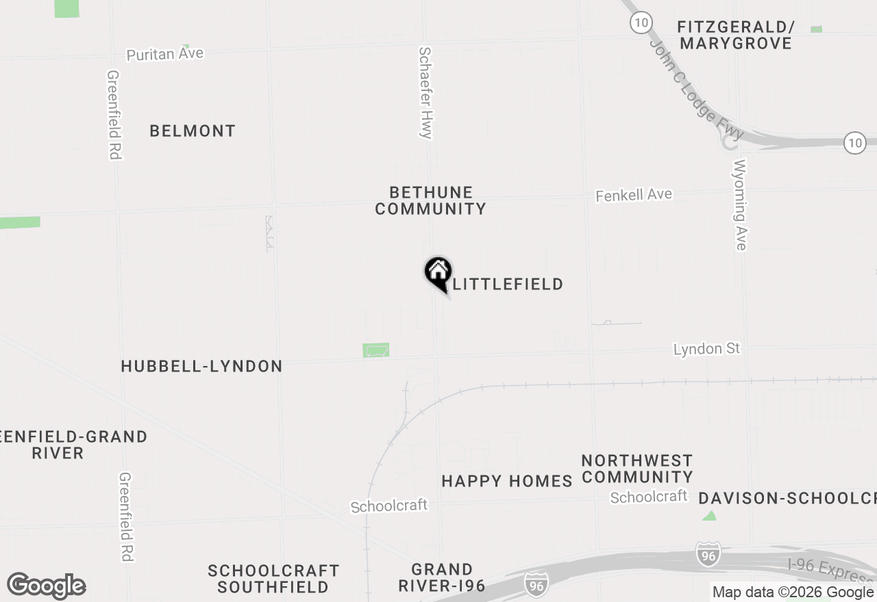 Map of 14800 Schaefer Highway, Detroit, MI 48227