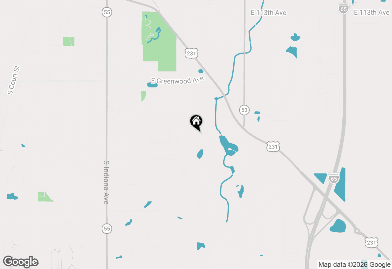 Map of 1205 Waterside Lane, Crown Point, IN 46307