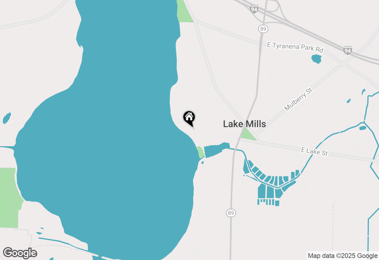 Map of 114 Lake Shore Drive, Lake Mills, WI 53551