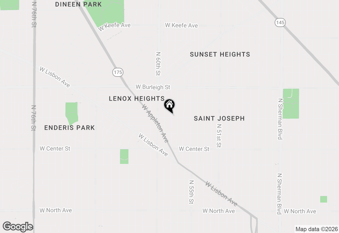 Map of 2903 N 58th St, Milwaukee, WI 53210