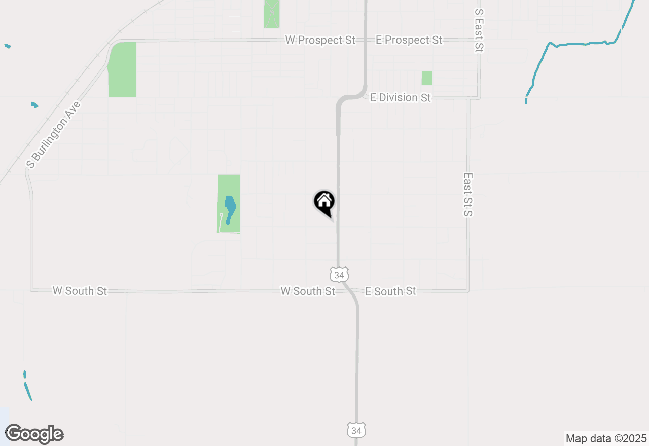 Map of 116 W Garfield Street, Kewanee, IL 61443