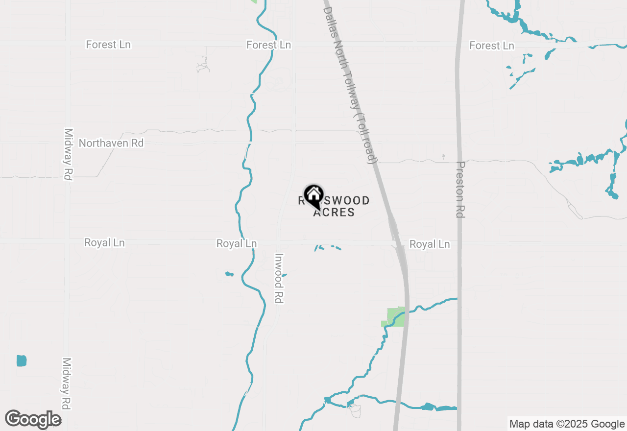 Map of 5228 Tanbark Road, Dallas, TX 75229