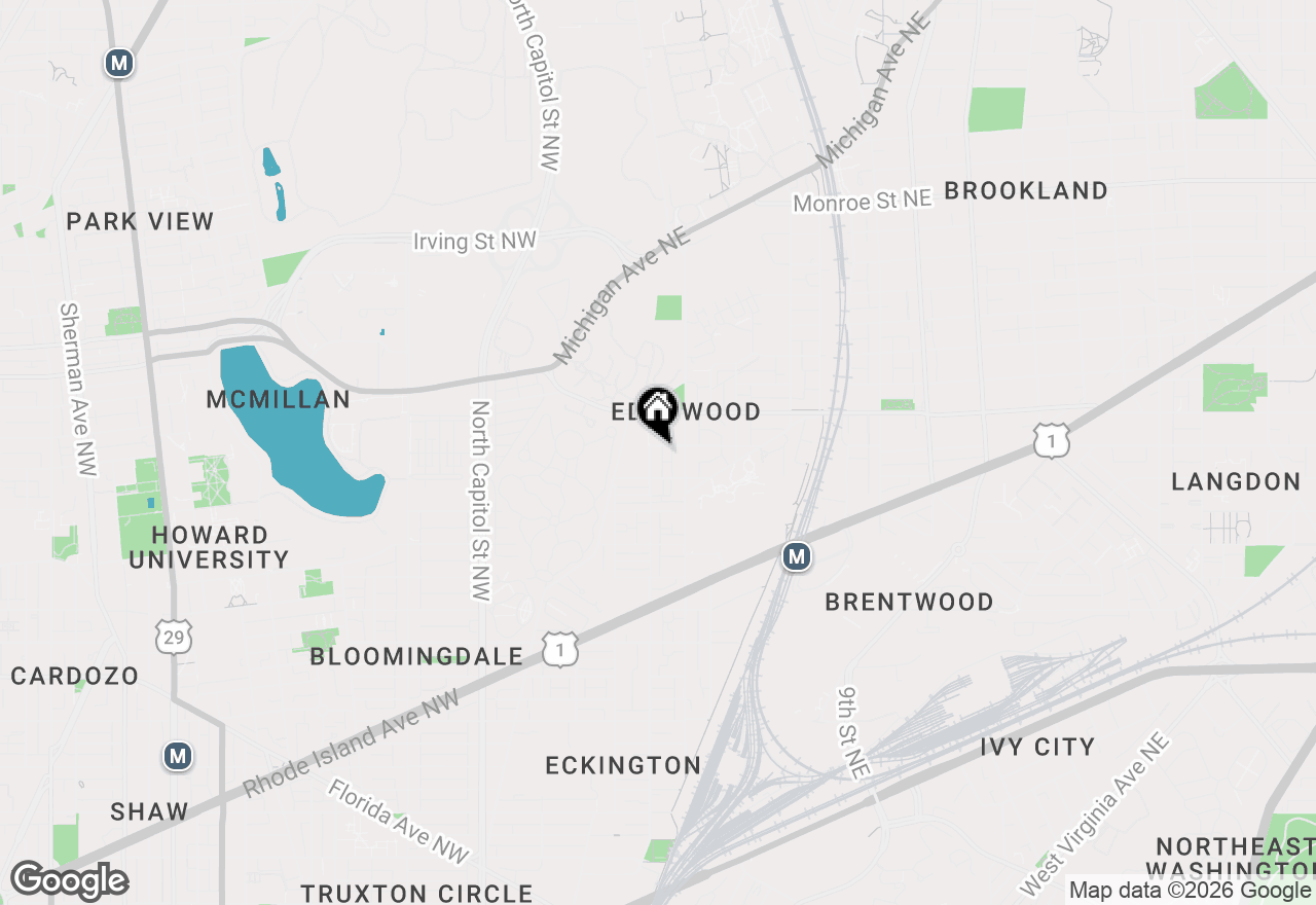Map of 2625 3rd Street Ne #301, Washington, DC 20002