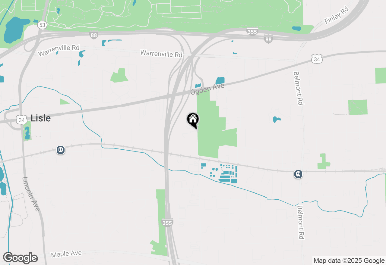 Map of 425 Walnut Creek Lane #1206, Lisle, IL 60532