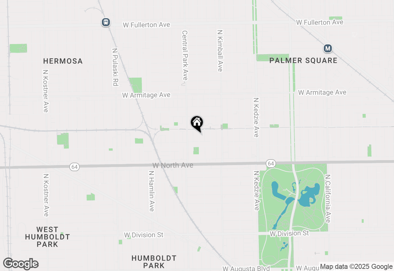 Map of 1738 N Drake Avenue, Chicago, IL 60647