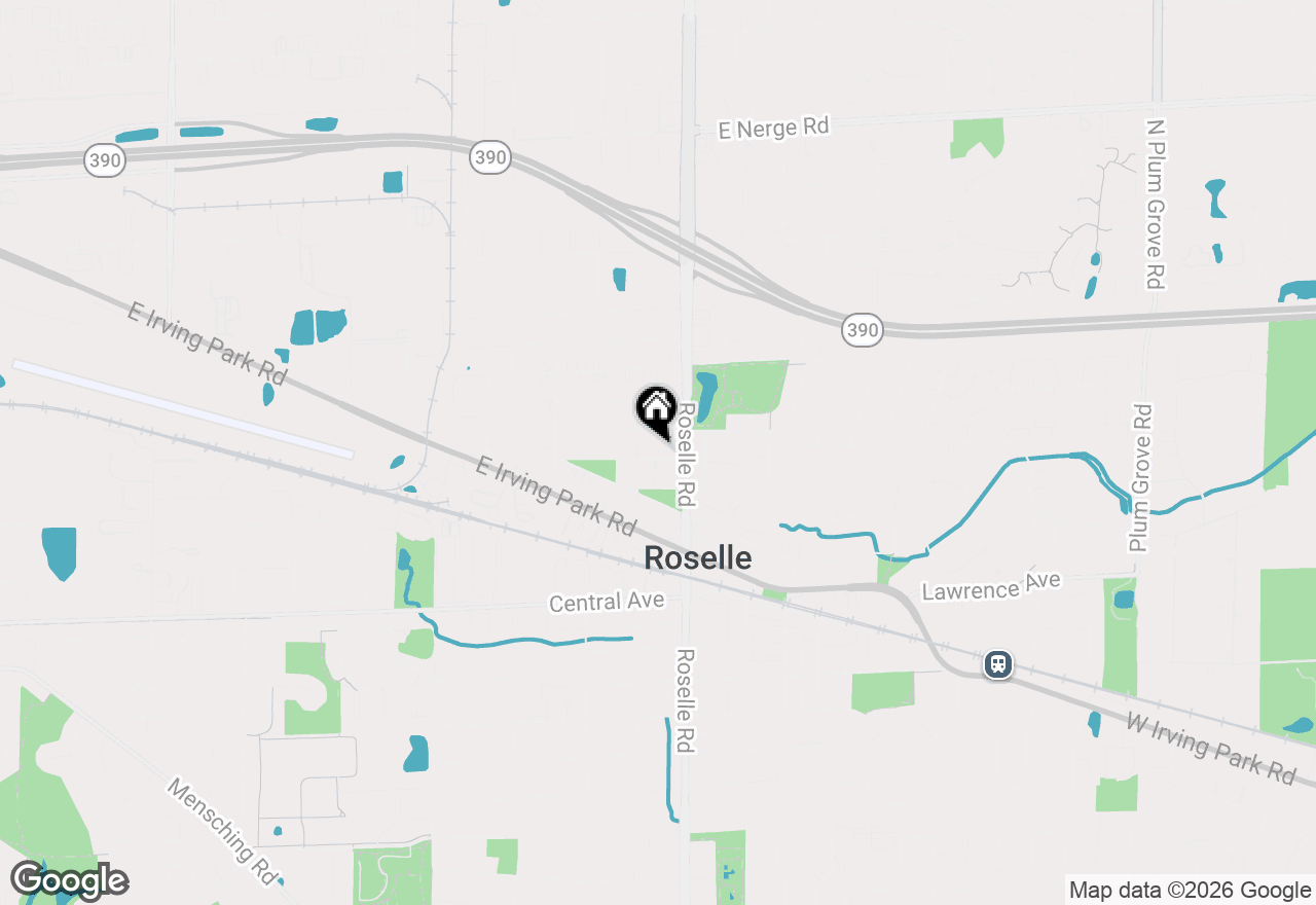 Map of 26 W Glenlake Avenue, Roselle, IL 60172