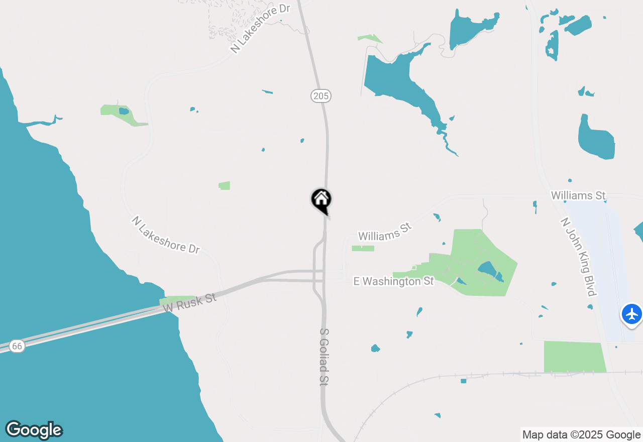 Map of 603 N Goliad Street, Rockwall, TX 75087