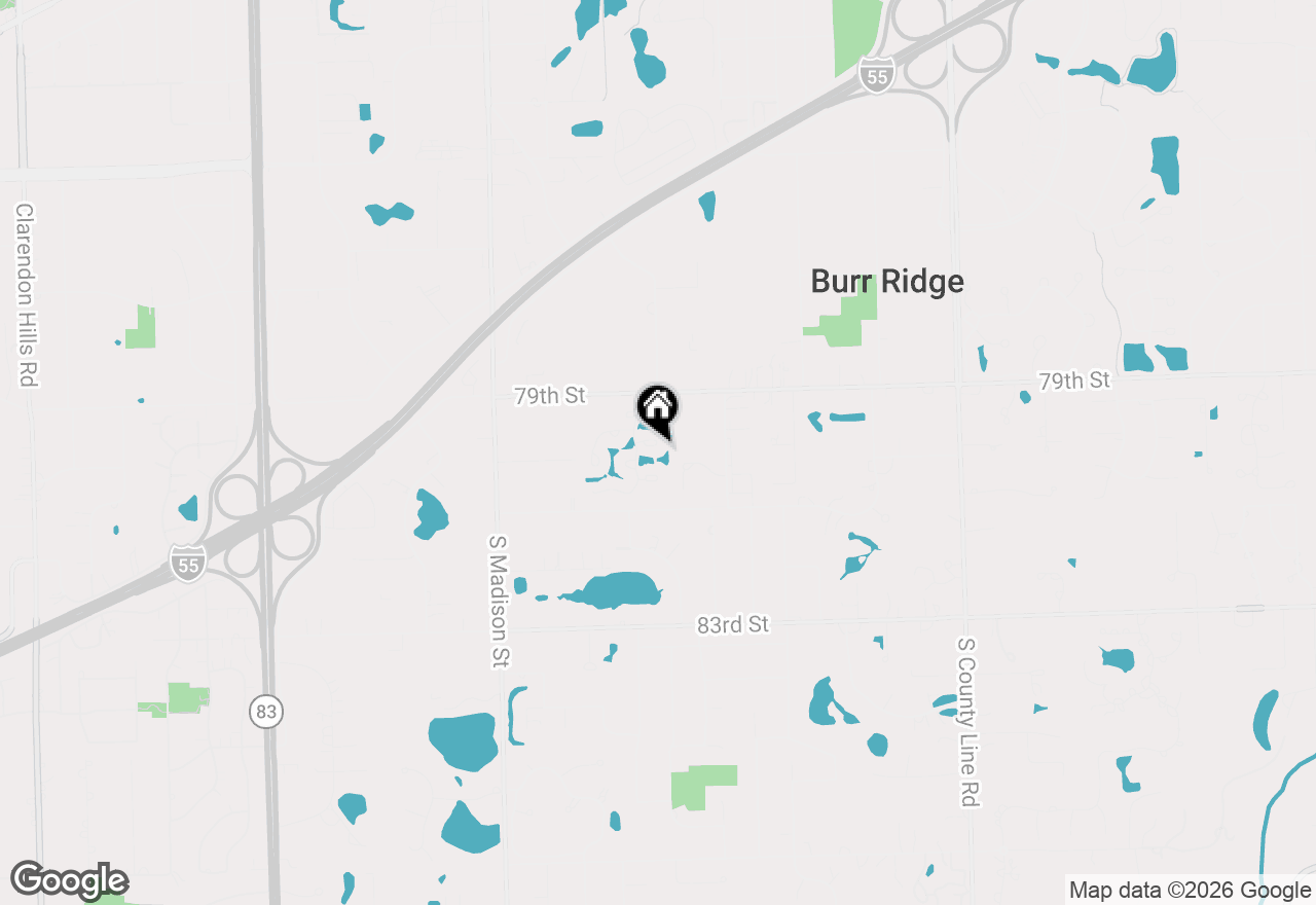 Map of 51 Chesterfield Court, Burr Ridge, IL 60527