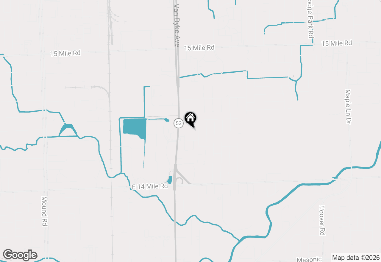 Map of 8180 Crestview Drive, Sterling Heights, MI 48312