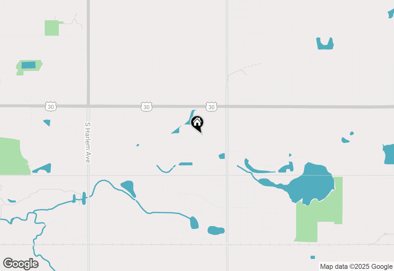 Map of 6520 Bridle Path Drive, Matteson, IL 60443