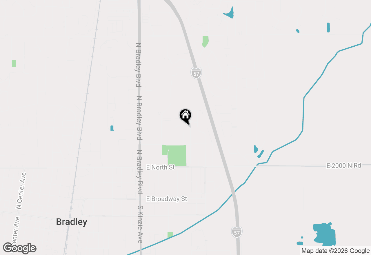 Map of 612 Madison Avenue, Bradley, IL 60915